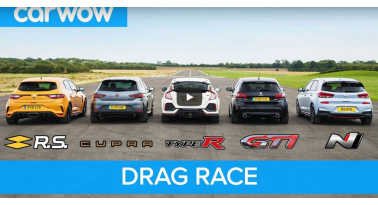 i30N vs Type-R vs Megane RS vs Cupra R vs 308 GTi - Ποιο θα κερδίσει;